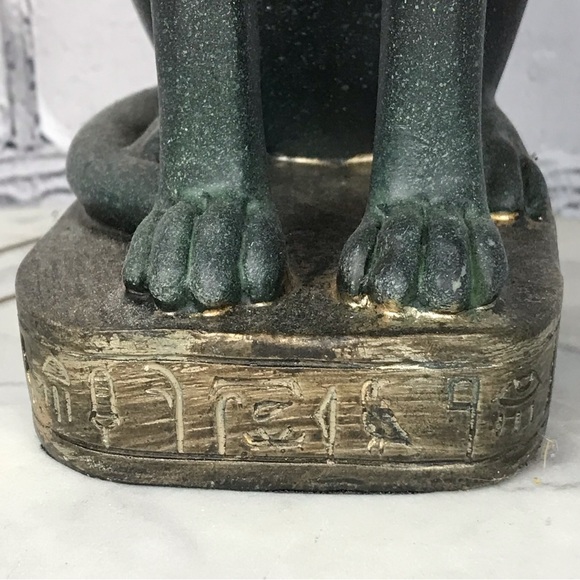 Egyptian Cat Home statue Resin Egypt Bastet Collectible Sphynx Cat Figurine - Picture 7 of 7